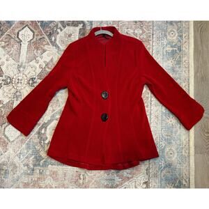 I.C. By Connie K Red Blazer Jacket, Sz Medium